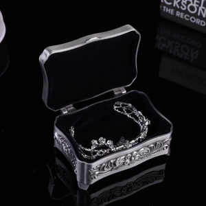 Waterproof Girls Women Box Tiny Rosary Necklace Storage Box Catholic Christian Trinket Organizer for Cas