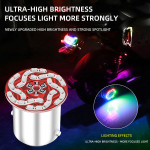 ไฟเบรก Led 30ตากระพริบรถยนต์รถจักรยานยนต์เท้า2หยุดเบรกหลัง Stoplamp 30 Leds