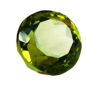 Natural Brazil Green Topaz 21.0 Cts. Round Cut Eye Clean Grade Loose Gemstone