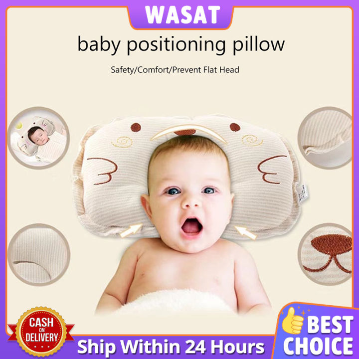 Newborn Color Cotton Shaping Pillow Newborn Anti-Deviation Head