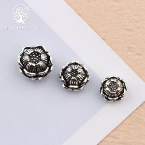 [HCM]Charm S925 hình hoa sen xỏ ngang 8.5mm - NQ Jewelry