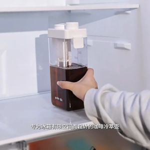 Keranixy Cold Brew Coffee Pitcher Large Capacity Heat Resistant Jug with Scale Lid BPA Free Jug Air