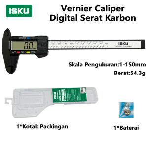 ISKU Jangka Sorong Digital Caliper Meter Jangka Digital 0-150MM   Presisi Tinggi Jangka Sorong Stainless Vernier Digital LCD Screen jangka Calipers Micrometer Dengan Box