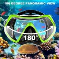 Snorkeling Gear for Adults,Snorkel Mask Dry Top Snorkel Set Panoramic View Snorkel Gear Anti-Fog Scuba Diving Mask for Lap Swimming Snorkeling Diving Scuba Training Travel Snorkel Kit. 