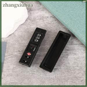 zhangxiuhua Portable TSA Customs Code Lock PC Luggage Lock Built in Sunk Lock Anti Theft Lock Black
