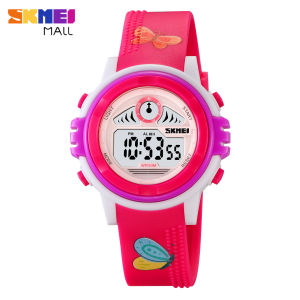 SKMEI 2266 Boys Watch Childhood Girls Corlorful LED Lights Stopwatch 50M Waterproof Alarm 37.6mm Watch Dial