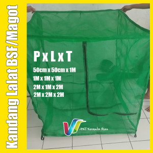 Kandang Magot Kandang lalat BSF siap pakai berbagai macam ukuran