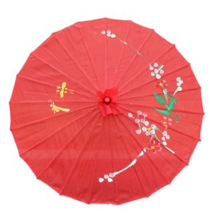 SUTONGXUE Lụa Ô nghệ thuật Trung Quốc Cổ điển Truyền Thống Trung Quốc Ô múa gấp được Trọng lượng nhẹ Khung tre Ô giấy dầu Đám cưới