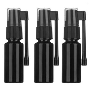 3Pcs Black Lightproof Sprays Bottle 10-100ml Reusable Cosmetic Sprays Bottles for Skincare Enthusiasts and Traveler