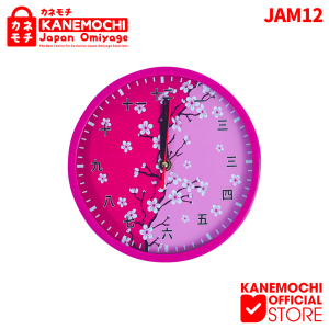 KANEMOCHI TOKEI - KANEMOCHI JAM DINDING NEW - Souvenir Jam Dinding Khas Jepang Diameter 21 cm - SOUVENIR JEPANG - OLEH OLEH JEPANG
