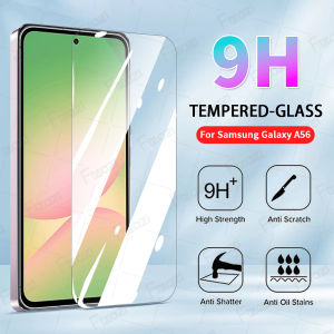 กระจกนิรภัย สําหรับ Samsung Galaxy A56 A55 A54 A53 A52 A51 A50 s A36 A35 A34 A33 A32 A31 A30 A26 A25 A24 A23 A22 A21s A20 s A16 A15 A14 A13 A12 A11 A06 A05 s A70 A71 A72 A73 4G 5G S20 S23 S24 fe คลิกเดียวติดตั้ป้องกันหน้าจอ