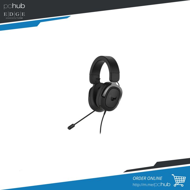 Asus TUF H3 gun metal, wired gaming headset, 3.5mm, pn: TUF GAMING H3 ...