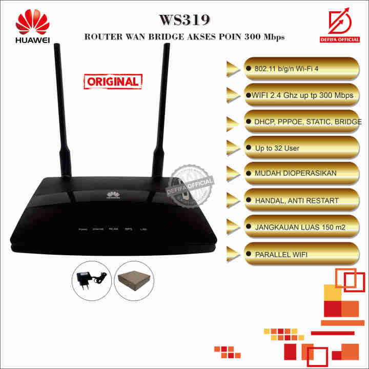 Modem Router Wireless Wifi Huawei WS319 Extender Repeater Router
