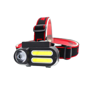 Lampu Senter Kepala Headlamp Outdoor LED XPE 2xCOB Headlight Lampu Penerangan Super Terang