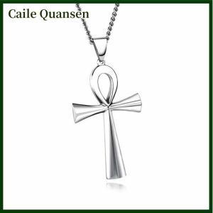 Caile Pendant Egyptian Ankh Crucifix Necklaces Pendants Jewelry Gifts Chains