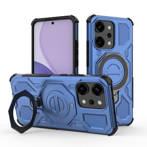 Shockproof Armor Protection Phone Case For Oppo Reno 14 Pro 5G Car Magnetic Holder Back Cover for Reno14 Reno14pro Funda