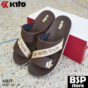 kito รุ่น raptor AB15 รองเท้าแตะ ชาย หญิง size 36-43 ดีไซน์ทันสมัยเหมาะกับไลฟ์สไตล์วัยรุ่น พื้นหนานุ่ม น้ำหนักเบา สวมใส่สบาย ของแท้ 100%