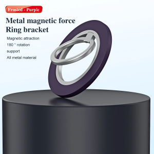Zeallion 360 Degree Rotating Magsafe Finger Ring Holder Stand Grip For iPhone 12 13 14 15 Samsung Cell Phone Kickstand