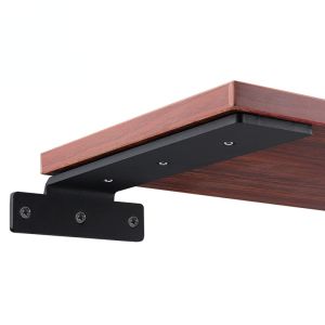 2 pieces/set of steel heavy concealed floating wall brackets front and rear concealed brackets triangular brackets
