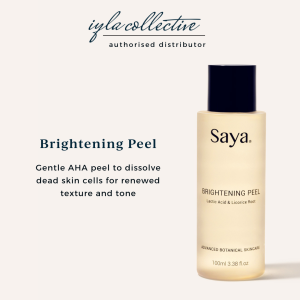 Saya Brightening Peel | Overnight AHA treatment | Reduce pigmentation spots & acne | Skin brightening | All skin types