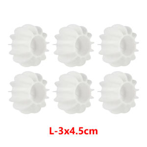 Polocat 1-6pcs Silicone Laundry Balls Reusable Anti-winding Anti-tangle Clothes Cleaning Ball Washing Machine Pet Floating Hair Remover Catcher