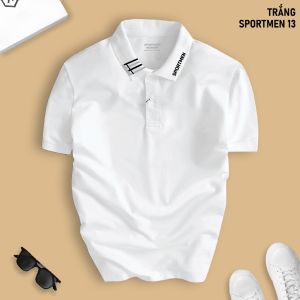 [SPORTMEN 13] BST Áo Polo Nam Form Slimfit Vải Thun Co Giãn 4C Thoáng Mát Không Xù Lông SPM13
