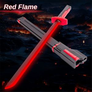 WEIHUIMEI 80cm พร้อมไฟ ของเล่นดาบดาบเลเซอร์ที่สเปรย์หมอก ปล่อยประกาย ไฟ Rgb ปรับได้แบบชาร์จใหม่สมบูรณ์พร้อมอะไหล่ของเล่นของเด็ก เล่นของเล่นเกม ของเล่นเด็ก