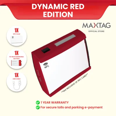 Dynamic Red Edition MaxTag Sm@rt T@g Touch n Go Toll