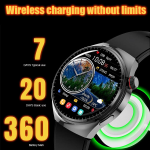 Steel Band WATCH4 PRO Blood Sugar Watch for All Seasons Outdoor Sports Enthusiasts Adults Health Monitors Fitness Lovers Multiple Functions High Clarity