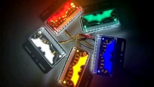 Lampu Led Samping Bak Truk Variasi 24Volt 30Led Model Batman 2warna Sein Running Light Waterside