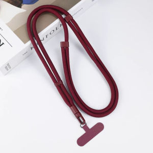 Soft Adjustable Braided Phone Lanyard Neck Hanging Cross Body Anti Lost Anti Drop Polyester Phone Strap Hands Free