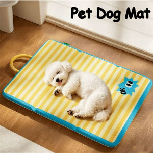 Foldable Pet Cooling Mat Double-sided Dog Sleeping Pad Anjing Kucing