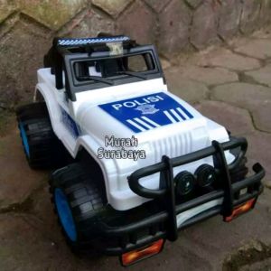 Mainan Anak Murah Terbaru Mobil Mobilan Jeep Polisi OCT 6058 | Mainan Anak Tanpa Baterai Kemasan Kantong Baru Berkualitas Cocok Untuk Anak Cowok Edukasi Mobil Mobilan Manual Toy Police Car For Boys Without Batrey