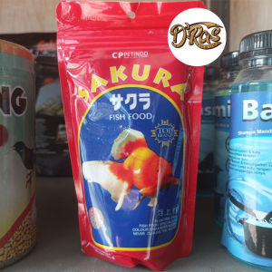 pelet makanan ikan sakura 100g 1mm