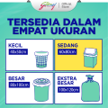 Klinpak Kantong Sampah Sedang 60cm x 80cm - Plastik Sampah Medium. 