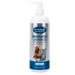 Vet remedy medicated clearance shampoo