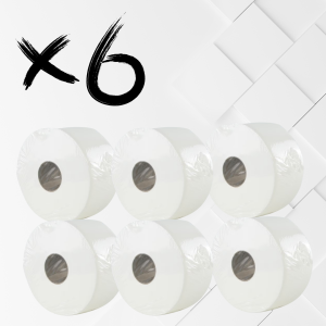3PLY JUMBO TOILET ROLL TISSUE PAPER | BATHROOM TISSUE | SHOPPING MALL TOILET ROLL (BUNDLE) MP24