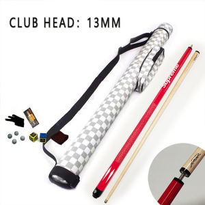 1/2 Billiard Cue Big Head 13mm Fancy Nine Cue Black Eight Pool Cue Ensure Straight