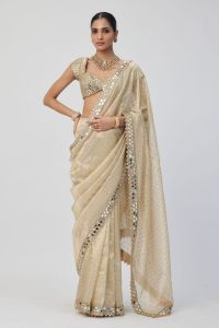 [PRE-ORDER] New Launching Bollywood BlockBuster Original Mirror Design Saree (10-15days delivery)