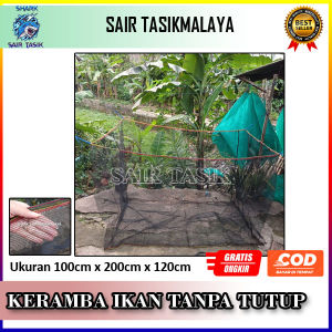KERAMBA IKAN TANPA TUTUP/JARING IKAN/ WADAH IKAN UK 1X2X12 CM