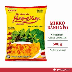 Mikko Banh Xeo Vietnamese Crispy Crepe Rice Pancake Flour Prepared Mix 500g