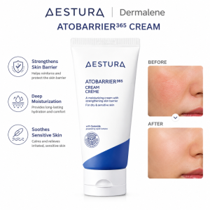 AESTURA ATOBARRIER M86 CREAM Dermatological Ceramide cream for dry and sensitive skin provides 120 hours of moisturization and protects skin barrier.