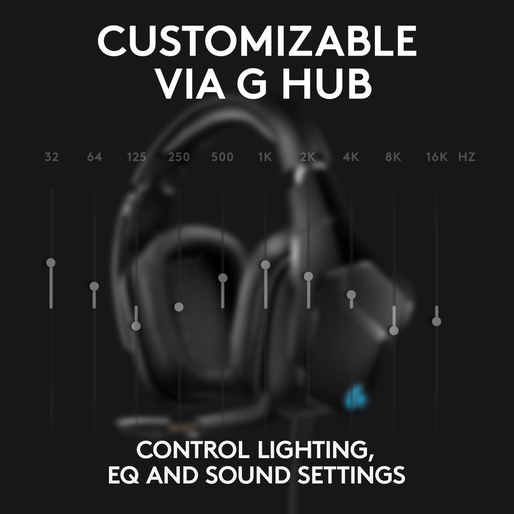 Logitech Gaming Headset G633s 7.1 Lightsync 7.1 Dolby Surround Sound for PC, Xbox One and PS4