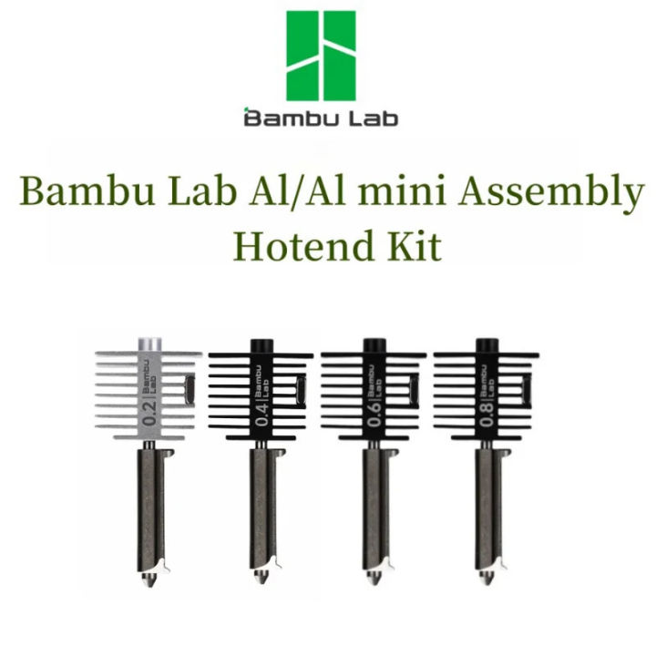 Bambu lab A1 Hotend Kit Hardened Steel Nozzle 0.2/0.4/0.6/0.8mm nozzle ...