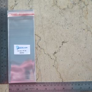 75x18 cm Plastik Opp 20 micron isi 100 lembar