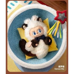 POPMART labubu the monsters cat mode on Series blind Vinyl plush Pendant pop mart Figures collection decorative gift toy doll