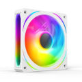 Quạt tản nhiệt 12cm JUNGLE LEOPARD PRISM Gen 5 INFINITY LED GƯƠNG VÔ CỰC ARGB 5V 3PIN- 2000RPM, PWM, Lian Li SL120 fan case PC. 