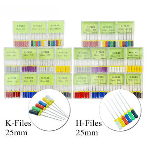 Dental Tools Root Cannal Endo H File 25mm K File 25mm Stainless Steel Endodontic Instruments Dentist Dentistry Odontologia