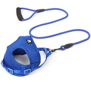 Pet Harness Dog Cat Tebal / Rompi Anjing Kucing 1 Set + Tali – Warna