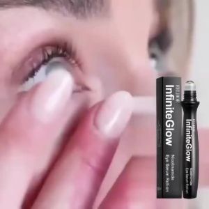 Eelhoe Niacinamide Anti-Wrinkle Eye Cream Roller Bead Massage Eye Serum Moisturizing Nourish Anti Aging Fine Line Lift Firm Brighten Improving Eye Bags Dark Circles Skin Care